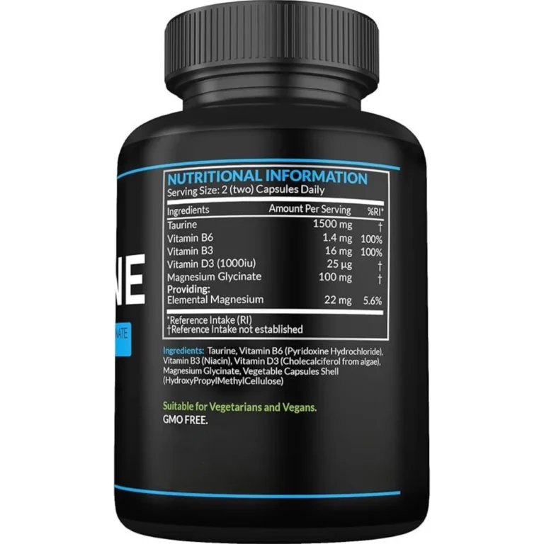 Vitano Taurine – 1,500mg of Pure Taurine