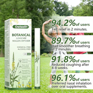 Owiwell® Botanical LungCare Mullein Diffuser