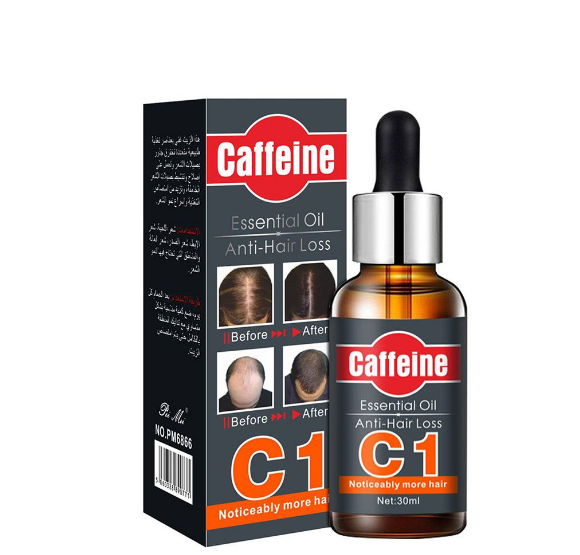 Caffeine C1 essential oil for hair
