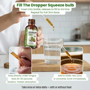 DrPura Soursop Drops – Kill & Flush Parasites From