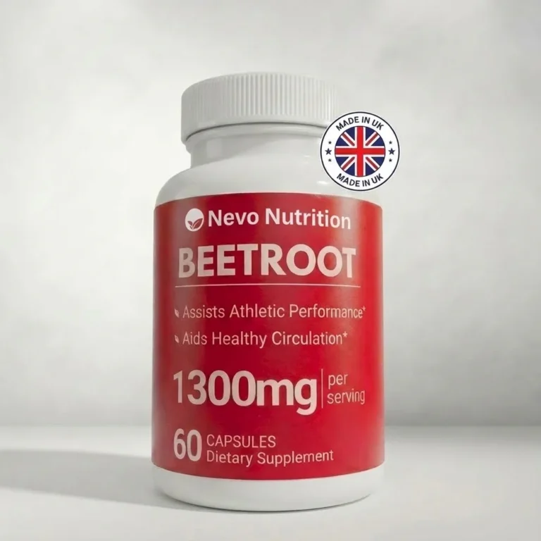 Nevo Nutrition Premium Beetroot Capsules To Support Natural Energy & Vitality