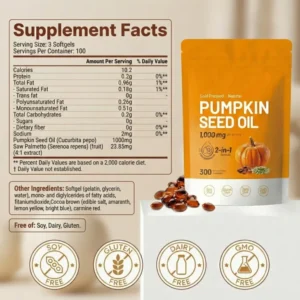 Pumpkin Seed Oil and Saw Palmetto