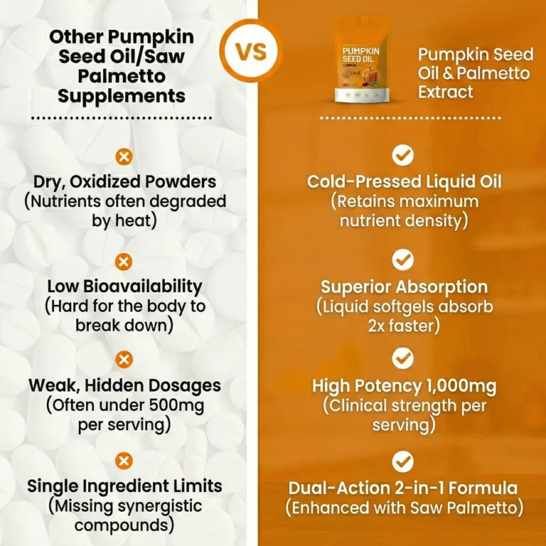 Pumpkin Seed Oil and Saw Palmetto