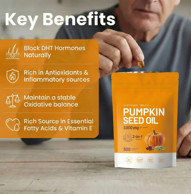 Pumpkin Seed Oil and Saw Palmetto