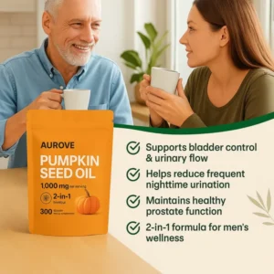 Aurove™ Pumpkin Seed Oil Softgels