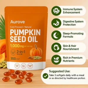 Aurove™ Pumpkin Seed Oil Softgels
