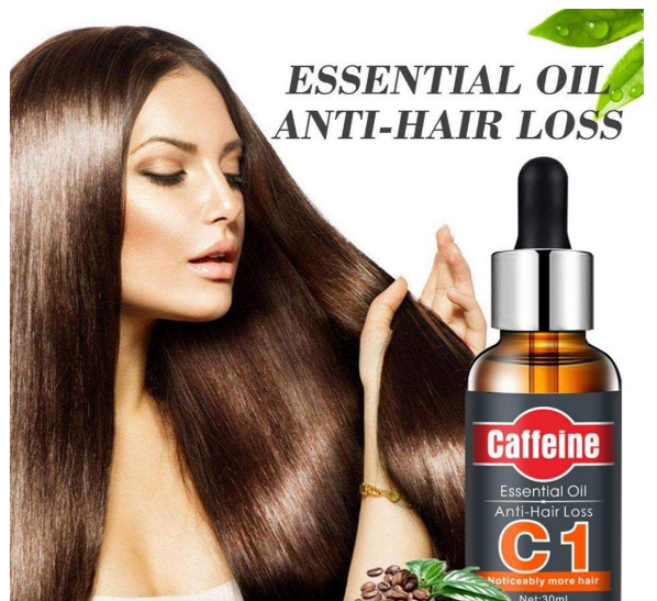 Caffeine C1 essential oil for hair