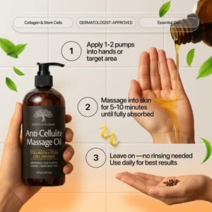 Birch & Bloom Anti-Cellulite Massage Oil Collagen