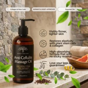 Birch & Bloom Anti-Cellulite Massage Oil Collagen