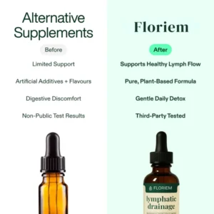 FLORIEM Feeling lighter and less swelling in 16 days or less