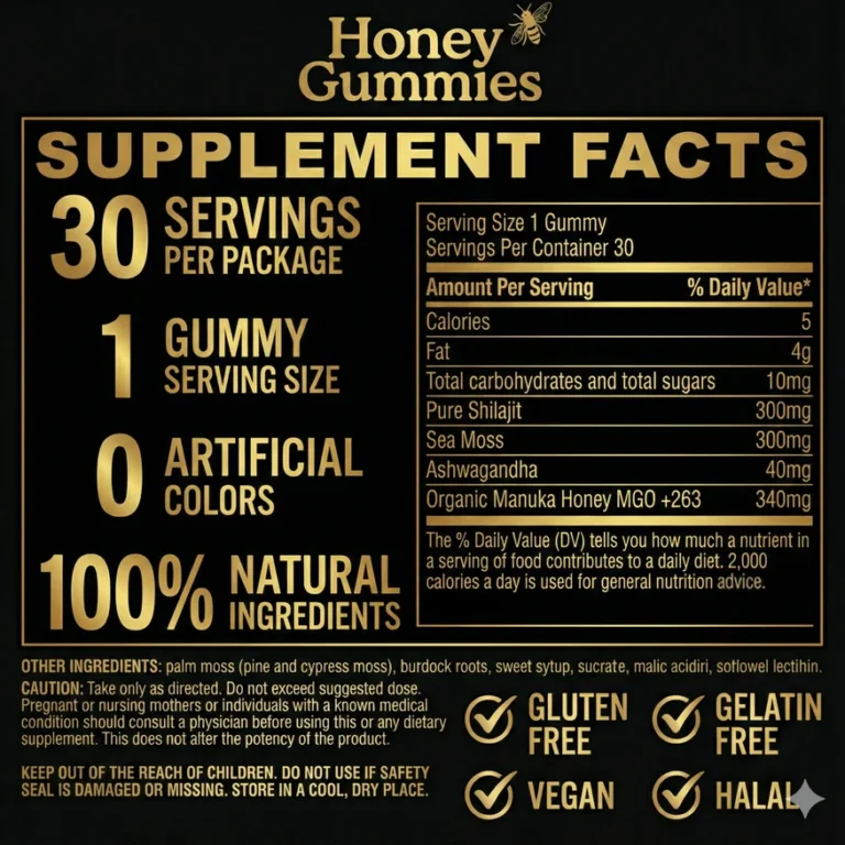 Honey Gummies™ vitality booster
