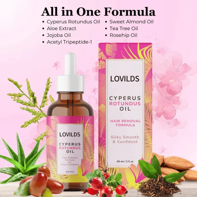 LOVILDS™ Natural Hair Removal Oil for Smooth, Radiant Skin