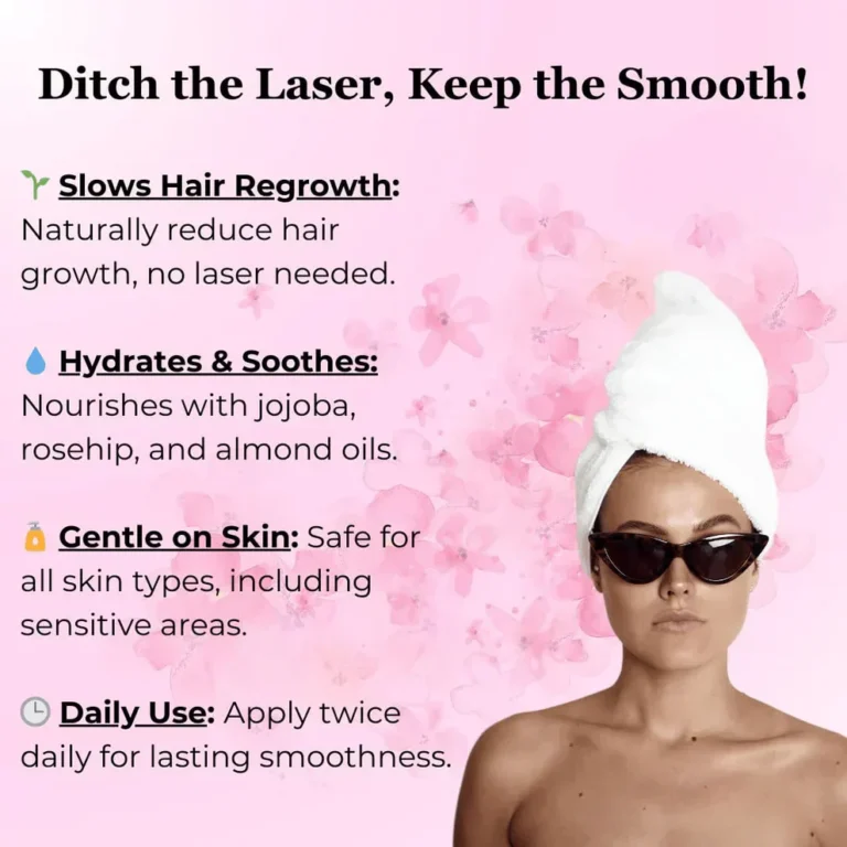 LOVILDS™ Natural Hair Removal Oil for Smooth, Radiant Skin