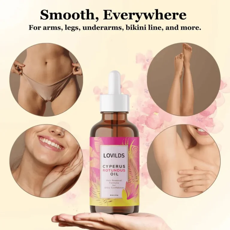 LOVILDS™ Natural Hair Removal Oil for Smooth, Radiant Skin