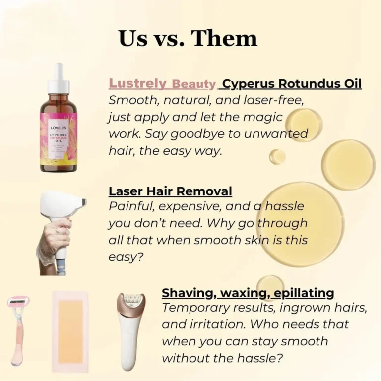 LOVILDS™ Natural Hair Removal Oil for Smooth, Radiant Skin