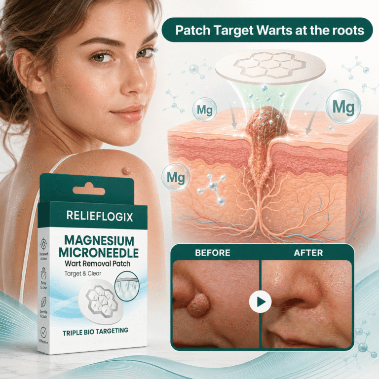 ReliefLogix Magnesium Microneedle Wart Removal Patch