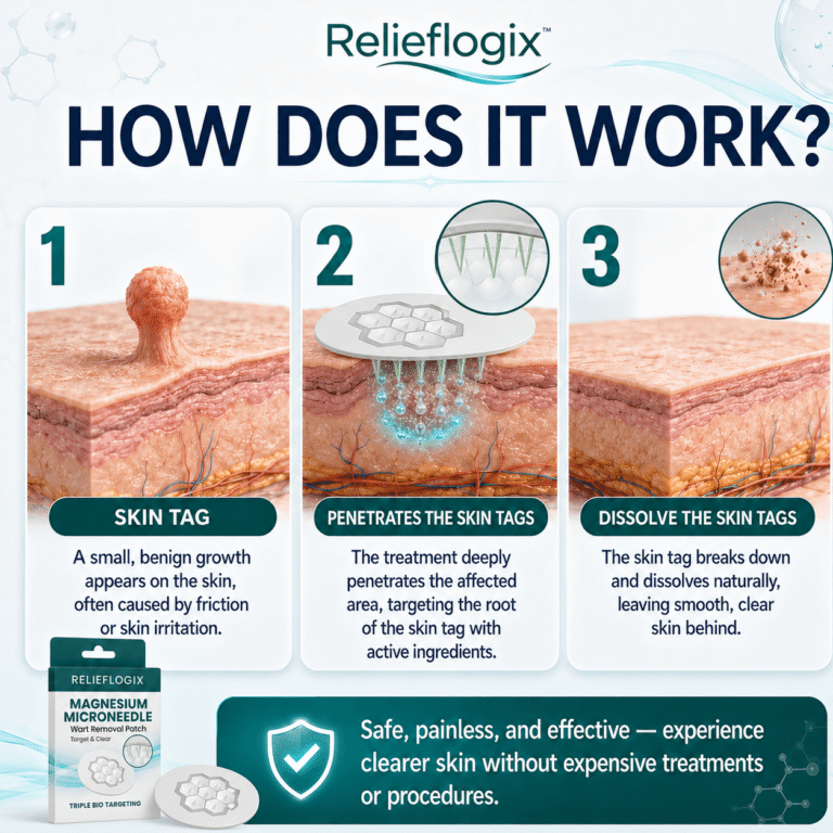 ReliefLogix Magnesium Microneedle Wart Removal Patch