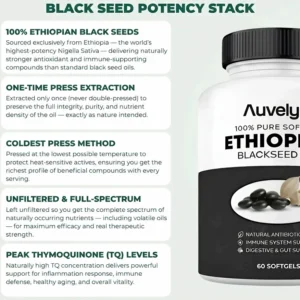 Auvely's Ethiopian Black Seed Oil