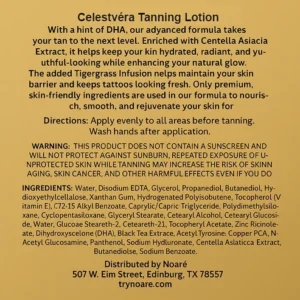 Celestvéra Tanning Lotion