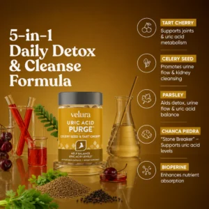 Velura Uric Acid Purge Celery Seed & Tart Cherry