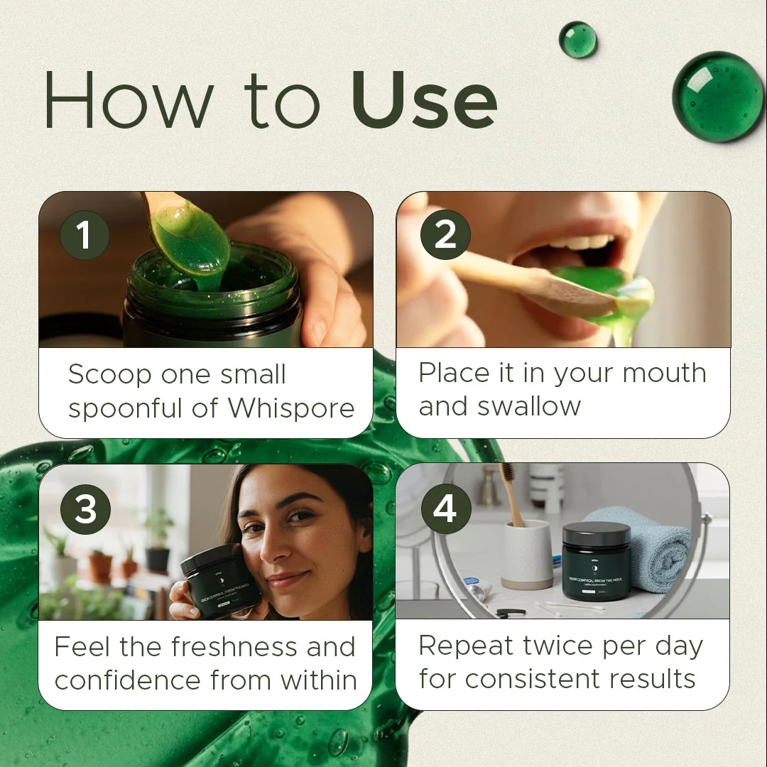 Whispore Odor Control Herbal Supplement
