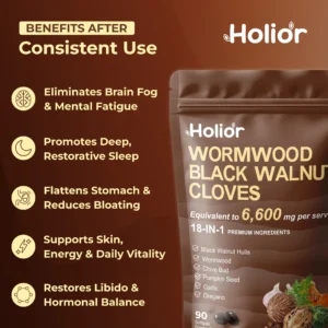 Holior Wormwood Black Walnut Cloves